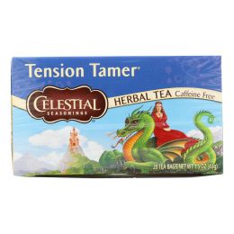 Celestial Seasonings Tension Tamer Herbal Tea Caffeine Free - 20 Tea Bags - Case of 6