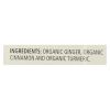 Celestial Tea - Organic - Ginger & Tumeric - Herbal - Case of 6 - 20 BAG