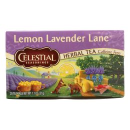 Celestial Seasonings - Tea - Lemon Lavender Lane - Case of 6 - 20 Bags