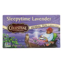 Celestial Seasonings - Tea - Sleepytime Lavender - Case of 6 - 20 Bags