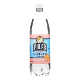 Polar Beverages Seltzer - Ruby Red Grapefruit - Case of 12 - 33.8 fl oz