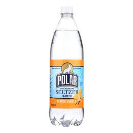 Polar Beverages Seltzer - Vanilla - Case of 12 - 33.8 fl oz