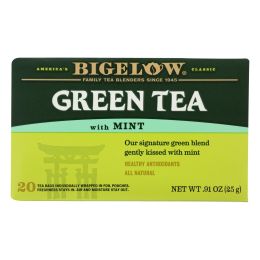 Bigelow Tea Green Tea - with Mint - Case of 6 - 20 BAG