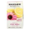 Bigelow Tea Tea - Lemon Echinacea - Stay Well - Case of 6 - 18 BAG