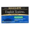 Bigelow Tea English Teatime Decaffeinated Black Tea - Case of 6 - 20 Bags