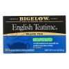 Bigelow Tea English Teatime Decaffeinated Black Tea - Case of 6 - 20 Bags