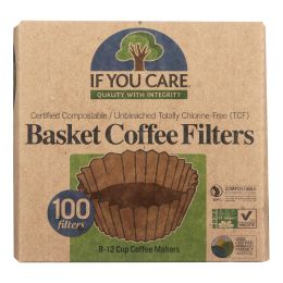 If You Care Coffee Filters - Basket - Case of 12 - 100 Count