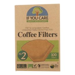 If You Care #2 Cone Coffee Filters - Brown - 100 Count  (Pack of 3)