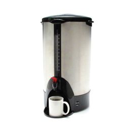 CoffeePro URN/Coffeemaker,100 Cup,13-1/2"x12-1/2"x23",Stainless Steel