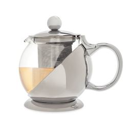 Shelby Stainless Steel Wrapped Teapot & Infuser by Pinky Up