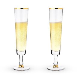 Wedding Champagne Flute Set by Twine